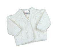 BabyPrem Prématuré Bébé Cardigan Gilet Manteau Vêtements 44-50cm Blanc