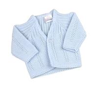 BabyPrem Prématuré Bébé Cardigan Gilet Manteau Vêtements 44-50cm Bleu