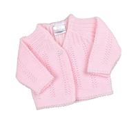 BabyPrem Prématuré Bébé Cardigan Gilet Manteau Vêtements 44-50cm Rose
