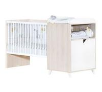 Babyprice - SCANDI NATUREL - Lit Combine Evolutif 120x60 en 90x190 G
