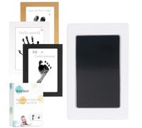 BabyQunt Kit d'empreintes de mains et de pieds de bébé sans encre, kit de tampons encreurs Clean-Touch, impression sûre sans désordre pour les mains et les pieds, 1 lot de tampons d'impression sans