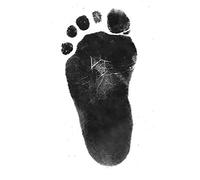 Baby's 1st Step Kit d'impression magique pour bébé - 14 x 20,5 cm (format A5) - sans peinture, directement sur du papier enduit.