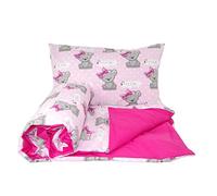 Baby's Comfort Parure de lit bébé réversible Housse de couette + taie d'oreiller