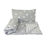 Baby's Comfort Parure de lit réversible pour bébé 2 pièces housse de couette et taie d'oreiller