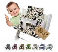 Babys-Dreams - Ensemble coussin d'assise en 2 parties pour chaise haute Stokke Tripp Trapp - Coussin de rechange