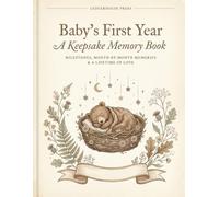Baby's First Year: A Keepsake Memory Book - Milestones, Month-by-Month Memories & a Lifetime of Love