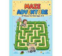 Baby's Maze Adventure: 27 Fun Mazes for Kids Ages 4-8: Easy, Medium and Hard Puzzles with Cute Jungle Animals - A Brain-Boosting Activity Book for Hours of Fun