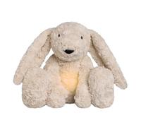 Baby's Only - Bibi le lapin en peluche avec entraîneur de sommeil - Peluche musicale avec veilleuse - Bruit blanc bebe - Veilleuse bébé musicale et lumineuse - Doudou bébé - Warm Linen