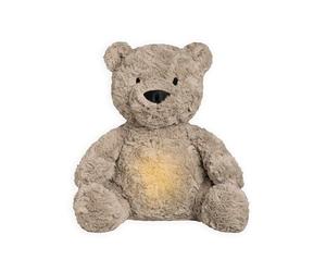Baby's Only - Bo l’ours en peluche avec entraîneur de sommeil - Peluche musicale avec veilleuse bébé - Bruit blanc bebe - Veilleuse bébé musicale et lumineuse - Doudou bébé - Taupe