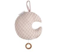 Baby's Only - Boite à musique lune Happiness - Vieux Rose - 18 cm