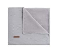 Baby's Only - Couverture Berceau Teddy Classic - Gris Argent - 70x95 cm