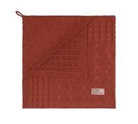 Baby's Only - Couverture enroulable - Brique - 75 x 75 cm