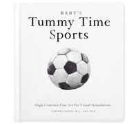Baby's Tummy Time Sports: High-Contrast Fine Art for Visual Stimulation