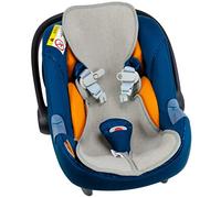 Babysanity® Housse de Siège Auto Universelle AIR MESH 3D 0/13 kg avec Revêtement de Siège Respirant, Rafraîchissant et Antibactérien pour Coque Auto - FABRIQUÉ EN ITALIE - Gris