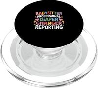 Babysitter Professional Diaper Changer Reporting - PopSockets PopGrip pour MagSafe