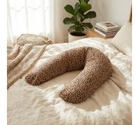 Babysom - Coussin De Maternité 3 En 1 : Grossesse, Allaitement &amp$ Repos Bébé - Housse Double Gaze En Coton - Motif Léopard - Xxl Multicolore TU