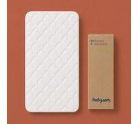 Babysom - Matelas Bébé 60x120 cm - 4 Saisons - Réversible - Face Hiver Chaleureuse - Face Été Alvéolée - Protection Anti-Acariens - Certifié CertiPUR