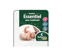 Babysom - Matelas Bébé 60x120 cm - Réversible Été/Hiver - Soutien Ferme - sans Traitement Chimique - Certifié Oeko-Tex - Contour Vert - Doux et Confortable