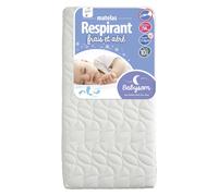 Babysom - Matelas Bébé Confort + 60x120x14cm - Déhoussable