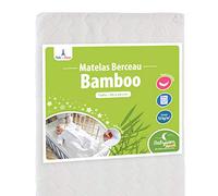 Babysom - Matelas Berceau Bamboo - 80x40 cm | Compatible Cododo| Viscose au Toucher Ultra Doux | Forme Rectangulaire | Épaisseur 5 cm | Déhoussable | Oeko-Tex®