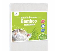 Babysom - Matelas Berceau Bamboo | Compatible Cododo| Viscose au Toucher Ultra Doux | Forme Rectangulaire | Épaisseur 5 cm | Déhoussable | Oeko-Tex® (80x40 cm)