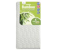 Babysom - Matelas Enfant/Bébé Bamboo - 70x140 cm | Viscose au Toucher Ultra Doux | Aéré et Absorbant | sans Traitement Chimique | Épaisseur 14 cm | Déhoussable | Oeko-Tex® | Fabrication française
