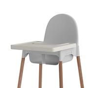 BabySteps Tapis en silicone pour bébé compatible avec la chaise haute IKEA | Accessoires de table pour chaise haute Antilop | Insert en silicone imperméable et antidérapant pour enfants (ivoire)