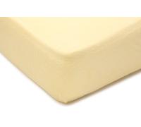 Babysun Nursery Drap Housse Jersey Extensible 100% Coton Jaune 40 x 80 cm