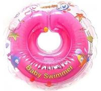 BabySwimmer Bouée d'aide au bain pour le cou Rose 6-18 kg GS