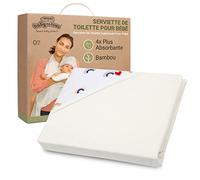 BabyToLove Serviette Papillon Extra Large pour bébé | Bambou Ultra Doux | Rainbow
