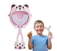 Babytraining Brosse à dents en silicone souple, auto-agrippante, pour les tout-petits, masseur en caoutchouc doux, outil de soin buccal sûr pour les groupes d'âge