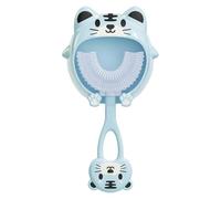 Babytraining Brosse à dents en silicone souple, auto-agrippante, pour les tout-petits, masseur en caoutchouc doux, outil de soin buccal sûr pour les groupes d'âge