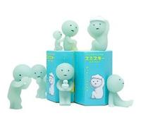 BABYWATCH Une Figurine Smiski série Salle de Bain - 1 Smiski parmi 6 figurines possibles VERT G