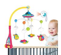 babyy Musical Crib mobile, bébé berceau mobile - Remote Control Nursery Crib Musical Mobile avec Fonction Projecteur Lights - Accueil Décoration de crèche babyy Soother pour les vacances