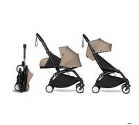 BABYZEN - Poussette YOYO² Pack 0+ et 6+ Taupe / Cadre Noir BABYZEN