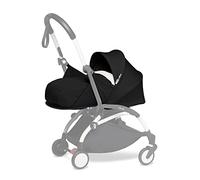BABYZEN YOYO Pack nouveau-né 0+, Noir - Comprend un matelas, une capote, un cale-tête et un couvre-pieds - Requiert un cadre YOYO2 (vendu séparément)