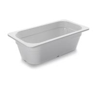 Bac 1/3 en mélamine Lacor GN Blanc 2,50 L