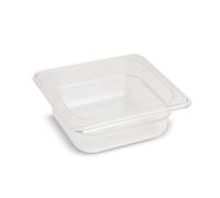 Bac 1/6 en polycarbonate Lacor GN Blanc 1,60 L