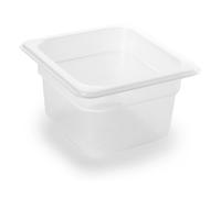 Bac 1/6 en polypropylene Lacor GN Blanc 2,20 L