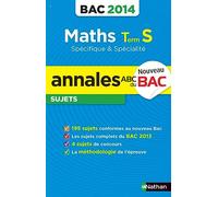 Bac 2014 Maths Term S spécifique et spécialité