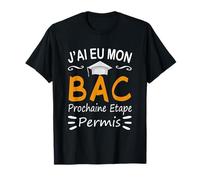 BAC 2025 Baccalauréat Bachelier Bachelière Obtenu Permis Bac T-Shirt