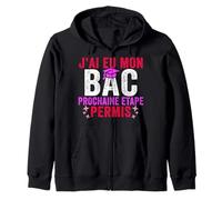 BAC 2025 Baccalauréat Bachelière Bachelier Obtenu Permis Bac Sweat à Capuche
