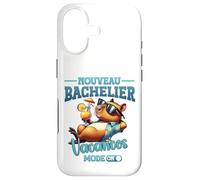 BAC 2026 Bachelier Capybara Vacances Mode on Baccalauréat Coque pour iPhone 17