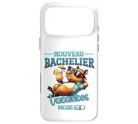 BAC 2026 Bachelier Capybara Vacances Mode on Baccalauréat Coque pour iPhone 17 Pro Max