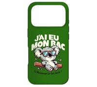 BAC 2026 Bachelier Félicitation Koala Humour Réussite Examen Coque pour iPhone 17 Pro