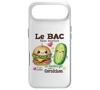 BAC 2026 diplômée Cadeau pour Bachelier Mention Hamburger Coque pour iPhone Air