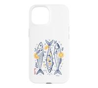 Bac 2026 Sardines Rétro Humour Réussite Style méditerranéen Coque pour iPhone 15