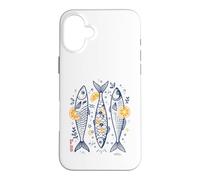 Bac 2026 Sardines Rétro Humour Réussite Style méditerranéen Coque pour iPhone 16 Plus