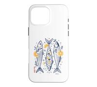 Bac 2026 Sardines Rétro Humour Réussite Style méditerranéen Coque pour iPhone 16 Pro Max