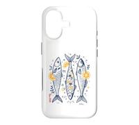 Bac 2026 Sardines Rétro Humour Réussite Style méditerranéen Coque pour iPhone 17